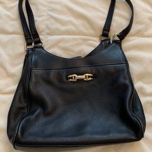Navy Leather Etienne Aigner Purse